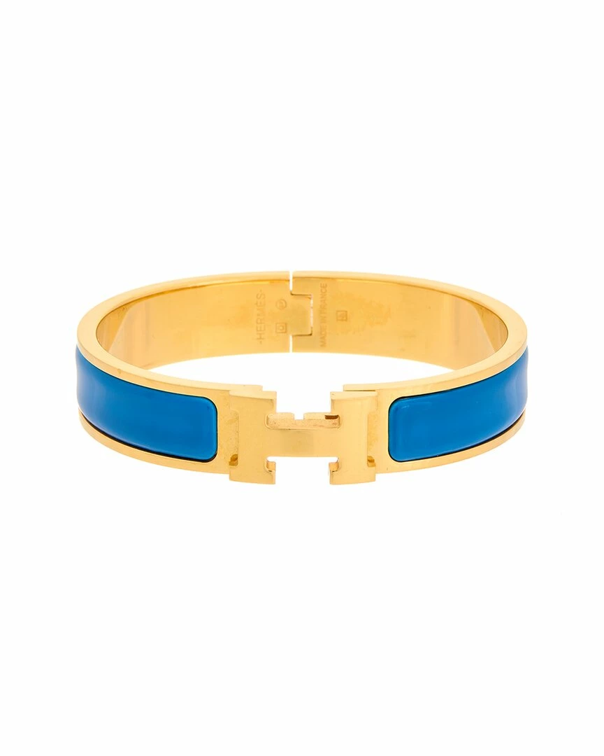 Hermès Plated Clic Clac Bangle (Authentic Pre-Owned) Women Bracelets