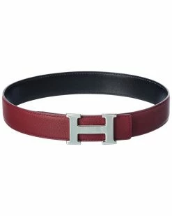 Hermès Constance H Leather Belt, Size 65 (Authentic Pre-Owned) Women Belts
