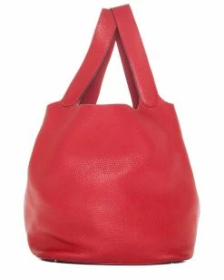 Hermès Leather Picotin Lock 26 Bag (Authentic Pre-Owned) Women Shoulder Bags