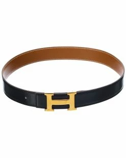 Hermès Constance H Leather Belt, Size 65 (Authentic Pre-Owned) Women Belts