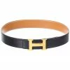 Hermès H Leather Belt, Size 70 (Authentic Pre-Owned) Women Belts