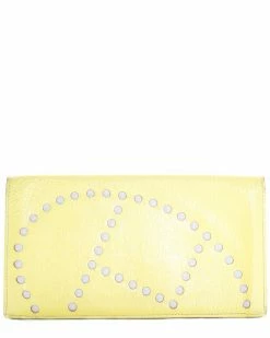 Hermès Yellow Leather Evelyne Wallet (Authentic Pre-Owned) Women Wallets & Card Cases
