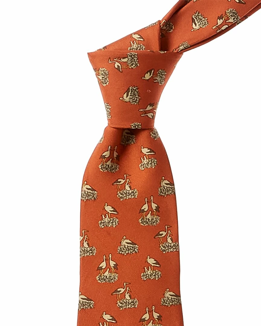 Hermès Printed Silk Tie (Authentic Pre-Owned) Men Ties & Formal Accessories 3 Hermès Printed Silk Tie (Authentic Pre-Owned) Men Ties & Formal Accessories
