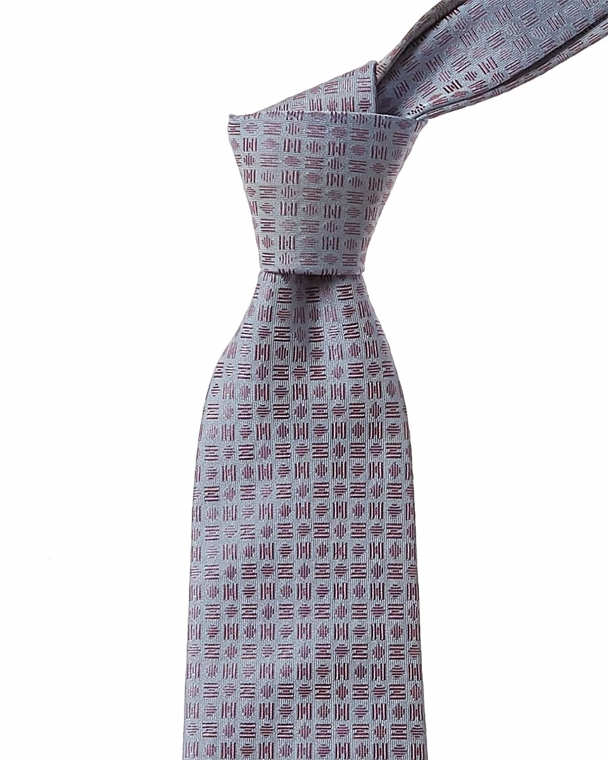 Hermès Printed Silk Tie (Authentic Pre-Owned) Men Ties & Formal Accessories