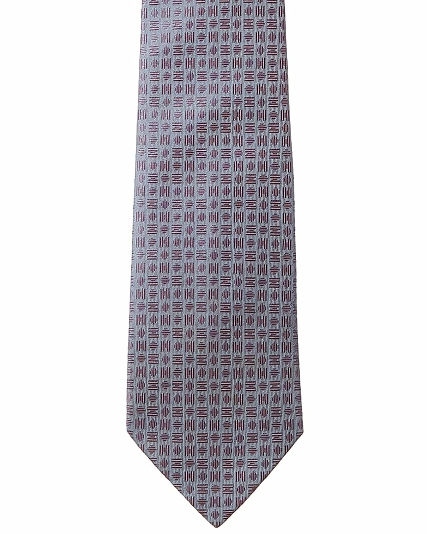 Hermès Printed Silk Tie (Authentic Pre-Owned) Men Ties & Formal Accessories - Image 2