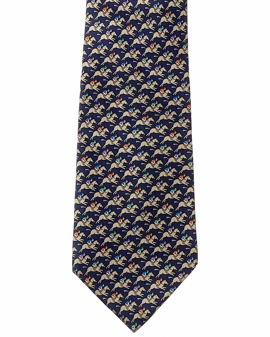 Hermès Silk Tie (Authentic Pre-Owned) Men Ties & Formal Accessories 4 Hermès Silk Tie (Authentic Pre-Owned) Men Ties & Formal Accessories - Image 2