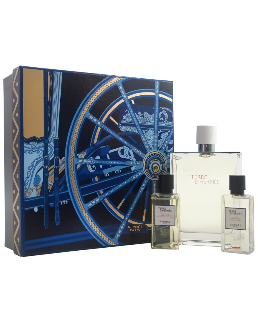 Hermès Men's Terre D'Hermès Eau Tres Fraiche 3pc Set (Authentic Pre-Owned) Cologne & Aftershave 3 Hermès Men's Terre D'Hermès Eau Tres Fraiche 3pc Set (Authentic Pre-Owned) Cologne & Aftershave