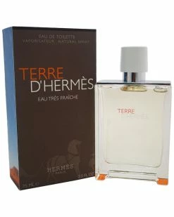 Hermès Men's Terre D'Eau Tres Fraiche 2.5oz Eau De Toilette Spray (Authentic Pre-Owned) Cologne & Aftershave