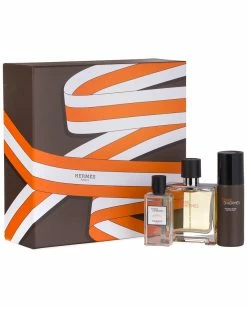 Hermès Men's Terre D'Hermès Gift Set (Authentic Pre-Owned) Cologne & Aftershave