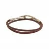 Hermès Plated Jumbo Hook Double Tour Bracelet (Authentic Pre-Owned) Women Bracelets