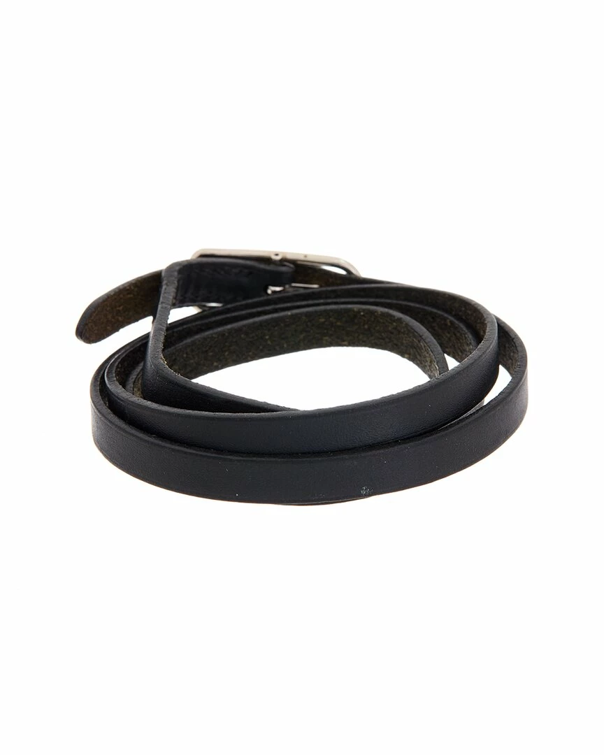 Hermès Palladium Hapi Triple Tour Bracelet (Authentic Pre-Owned) Women Bracelets - Image 2