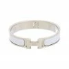 Hermès Palladium Enamel Clic Clac H Bangle (Authentic Pre-Owned) Women Bracelets