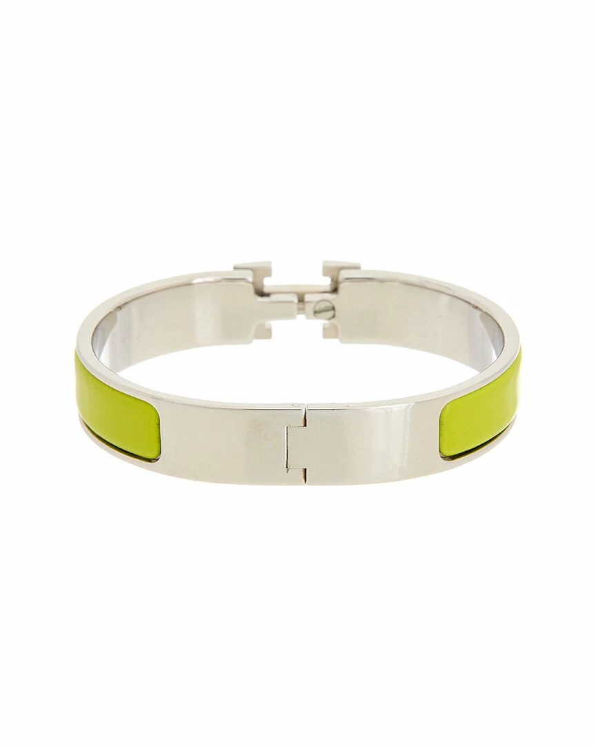 Hermès Palladium Clic Clac H Bangle (Authentic Pre-Owned) Women Bracelets - Image 2